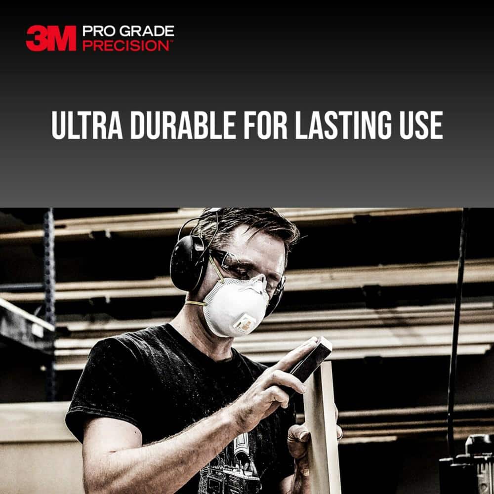 3M Pro Grade Precision 2.5 in. x 4.5 in. x 1 in. 320 Grit Faster Sanding Sanding Block Sponge (2-Pack)