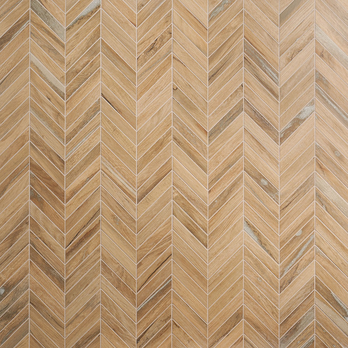 Lux Tile Eternal Birch Chevron Matte Porcelain Mosaic Tile