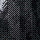 Wabi Sabi Coal Black 1.5x9 Glossy Ceramic Tile - Lux Tile