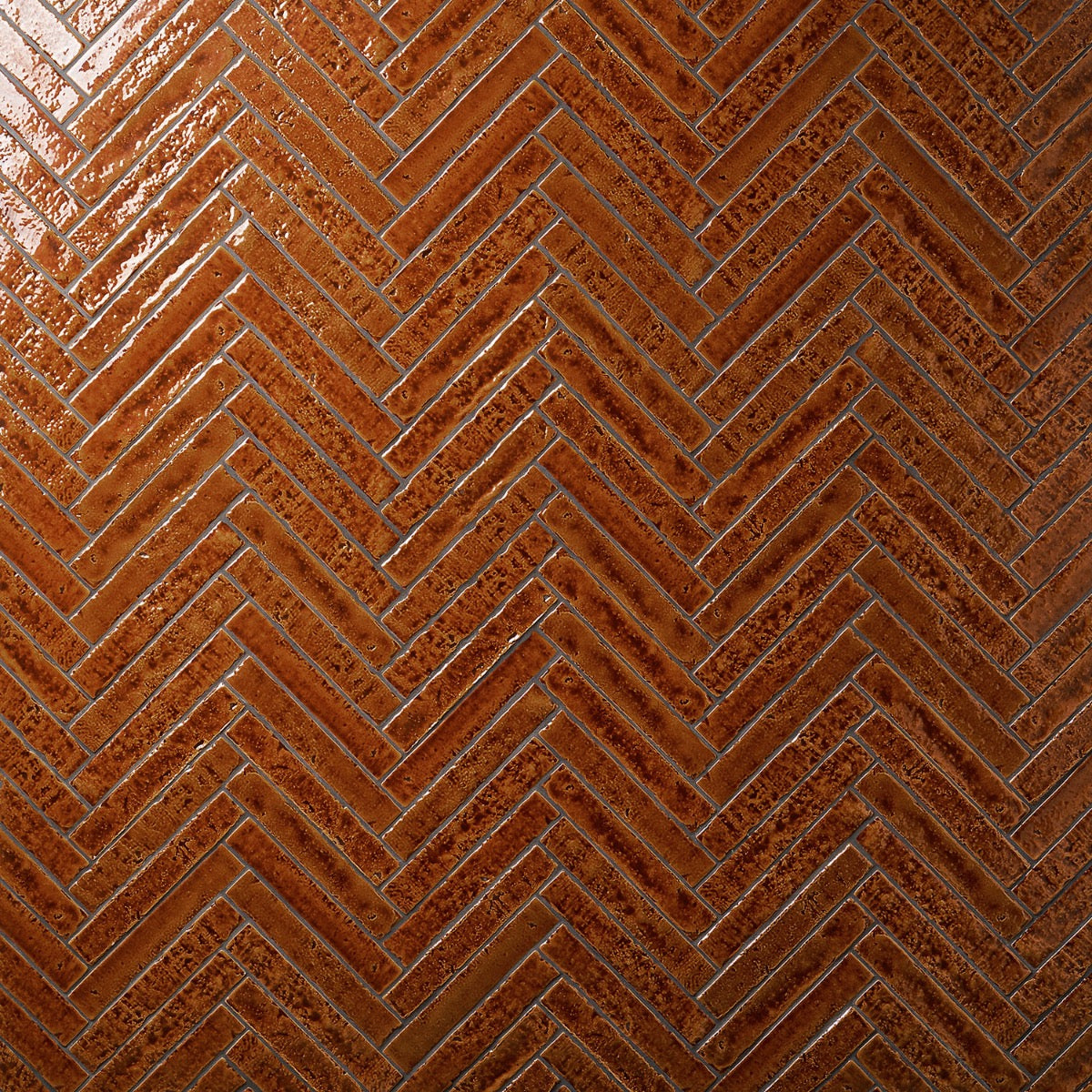 Wabi Sabi Honey Brown 1.5x9 Crackled Glossy Ceramic Tile - Lux Tile