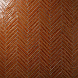 Wabi Sabi Honey Brown 1.5x9 Crackled Glossy Ceramic Tile - Lux Tile