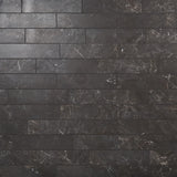 Marmo Perfetto Nero 4x16 Semi-Polished Porcelain Tile - Lux Tile