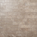 Lux Tile Marmo Perfetto Tortora Gray 4x16 Semi-Polished Porcelain Tile