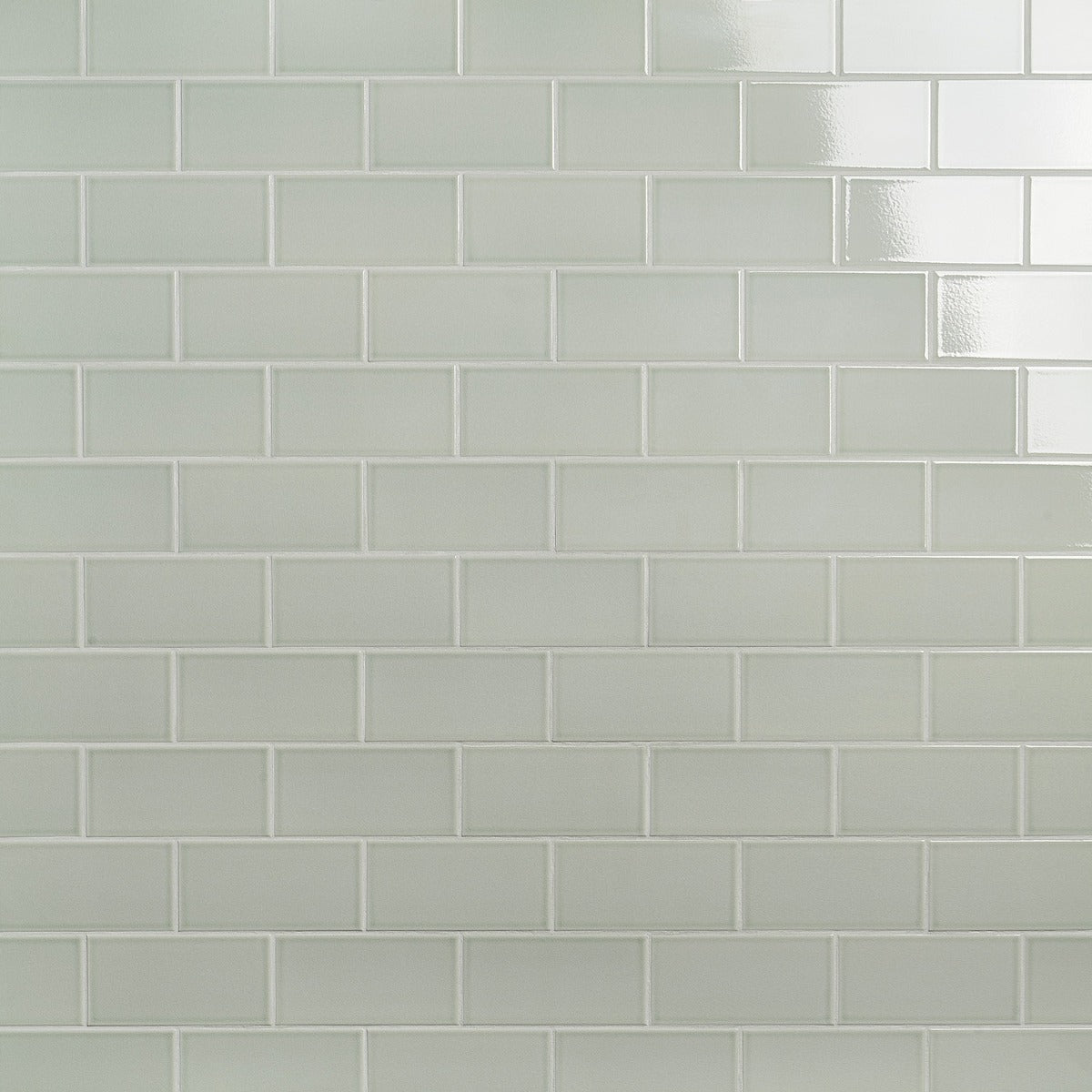 Seaside Fern Green 4x8 Crackled Glossy Ceramic Tile - Lux Tile