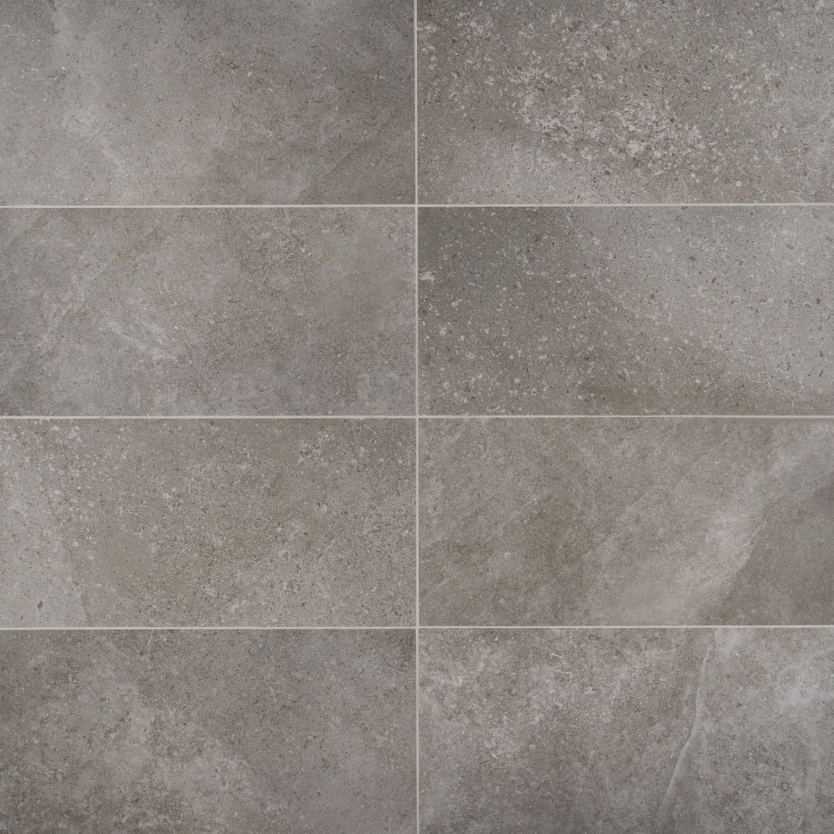 Lux Tile New Rock Fossil Dark Gray 12x24 Matte Porcelain Tile