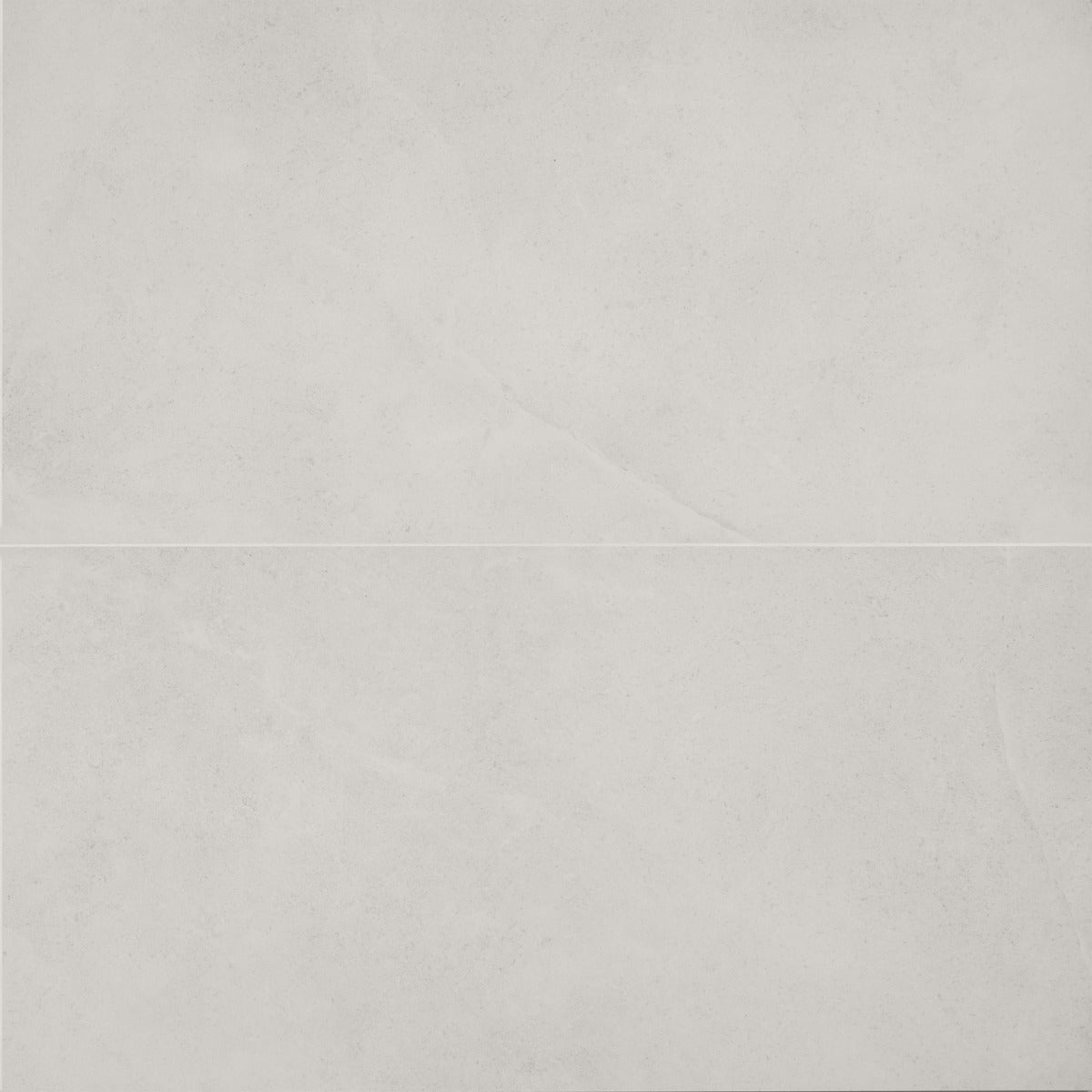 Lux Tile New Rock Perla White Matte Porcelain Tile 24x48