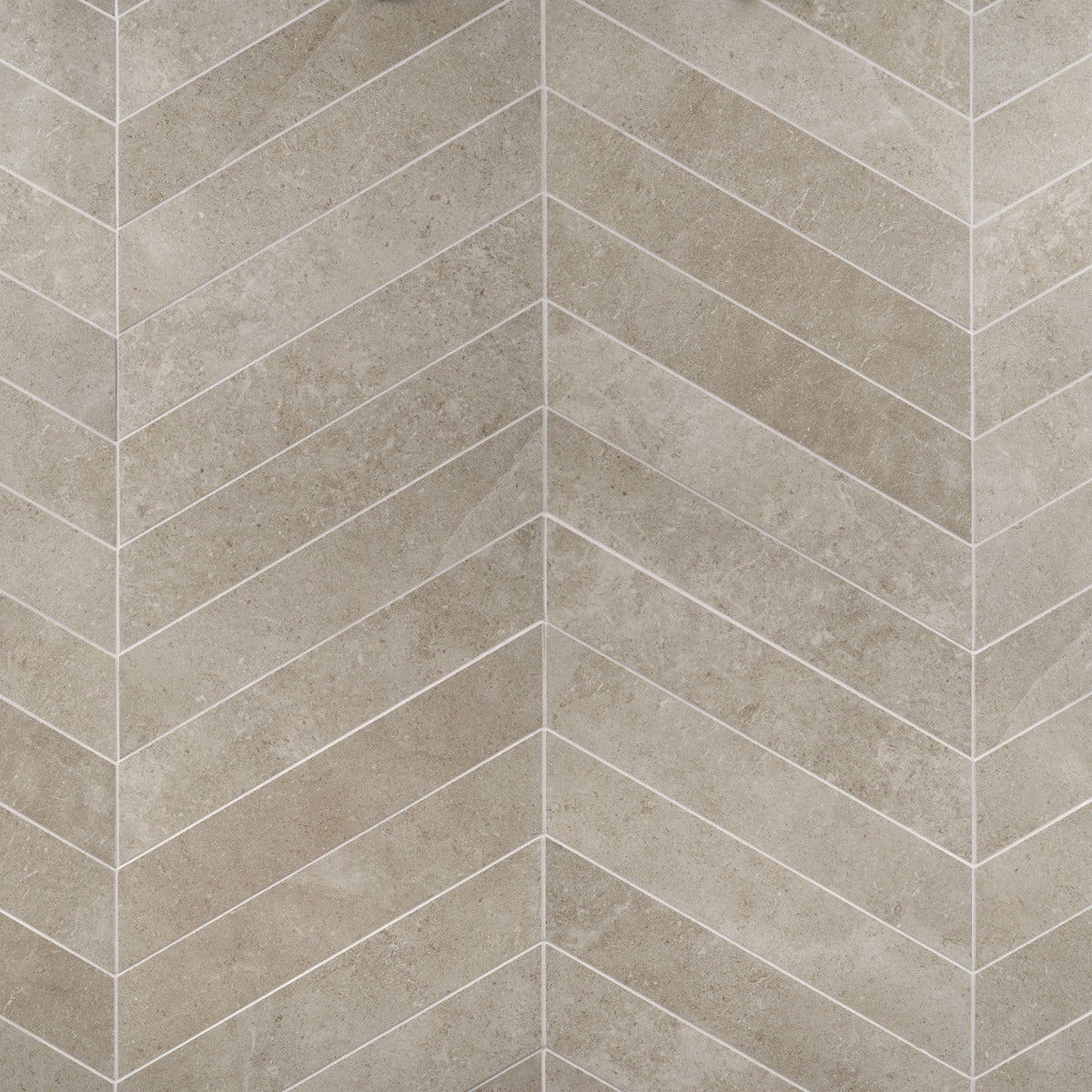 New Rock Tortora Beige 4x21 Chevron Matte Porcelain Tile - Lux Tile