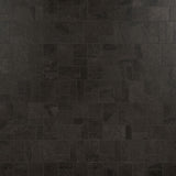 Acadia French Pattern Charcoal Black Matte Porcelain Mosaic Tile - Lux Tile