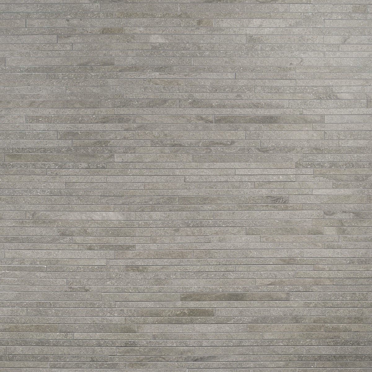 Acadia Thin Strip Slate Gray Matte Porcelain Mosaic Tile - Lux Tile