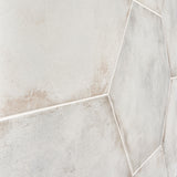 Angela Harris Flatiron White 20" Hexagon Matte Porcelain Tile