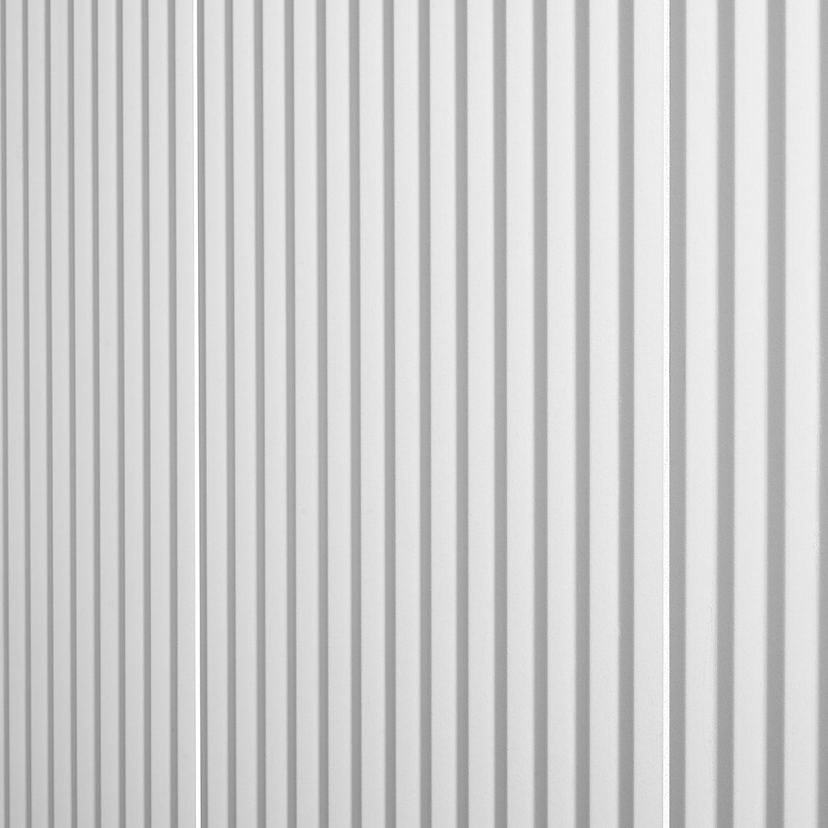 Lux Tile Mod 3D White 12x36 Fluted Matte Ceramic Tile