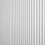 Lux Tile Mod 3D White 12x36 Fluted Matte Ceramic Tile
