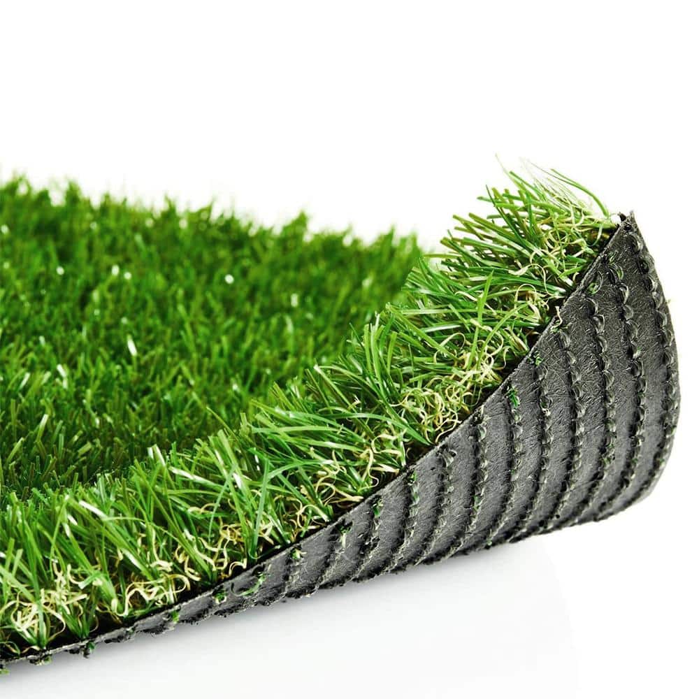 LITA Premium Deluxe 1.38 in. Pile Height 13 ft. W x Cut to Length Green Artificial Grass Turf
