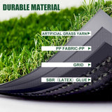 LITA Premium Deluxe 6 ft. x 10 ft. Green Artificial Grass Turf