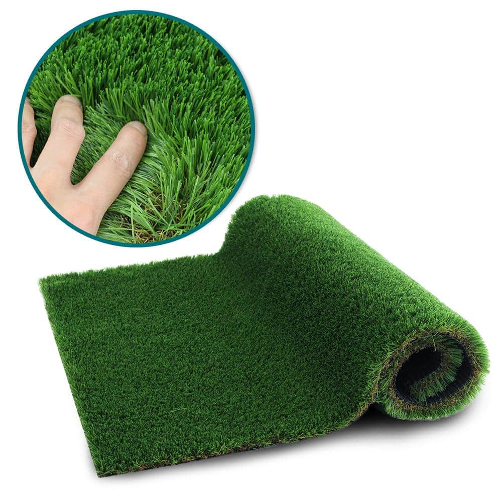 LITA Premium Landscape 9 ft. W x Cut to Length Green Artificial Grass Turf