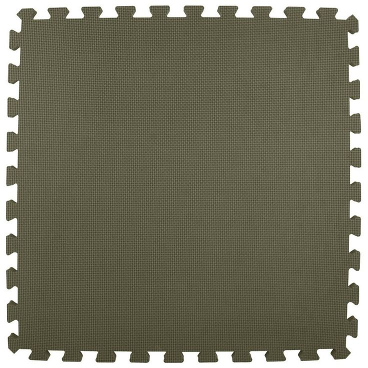 Greatmats Economy Foam Black 2 ft. x 2 ft. x 1/2 in. Interlocking Puzzle Floor Tiles (Case of 20)