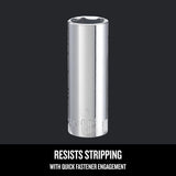 Craftsman 16mm Metric 6-Point Deep Socket, 3/8-inch Drive
