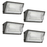 150-Watt Equivalent Integrated LED Bronze 14 in. Outdoor Wall Pack Light 5000K Daylight Photocell Compatible 3500 Lumens