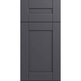 Home Decorators Collection Washington 18 in. W x 24 in. D x 90 in. H Assembled Plywood Pantry Kitchen Cabinet in Onyx with 4ROT Soft Close LH