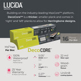 Lucida USA Decocore Peak Shine Gray 22-mil x 5-4/5-in W x 25-in L Waterproof Interlocking Luxury Vinyl Plank Flooring (29-sq ft/ Carton)