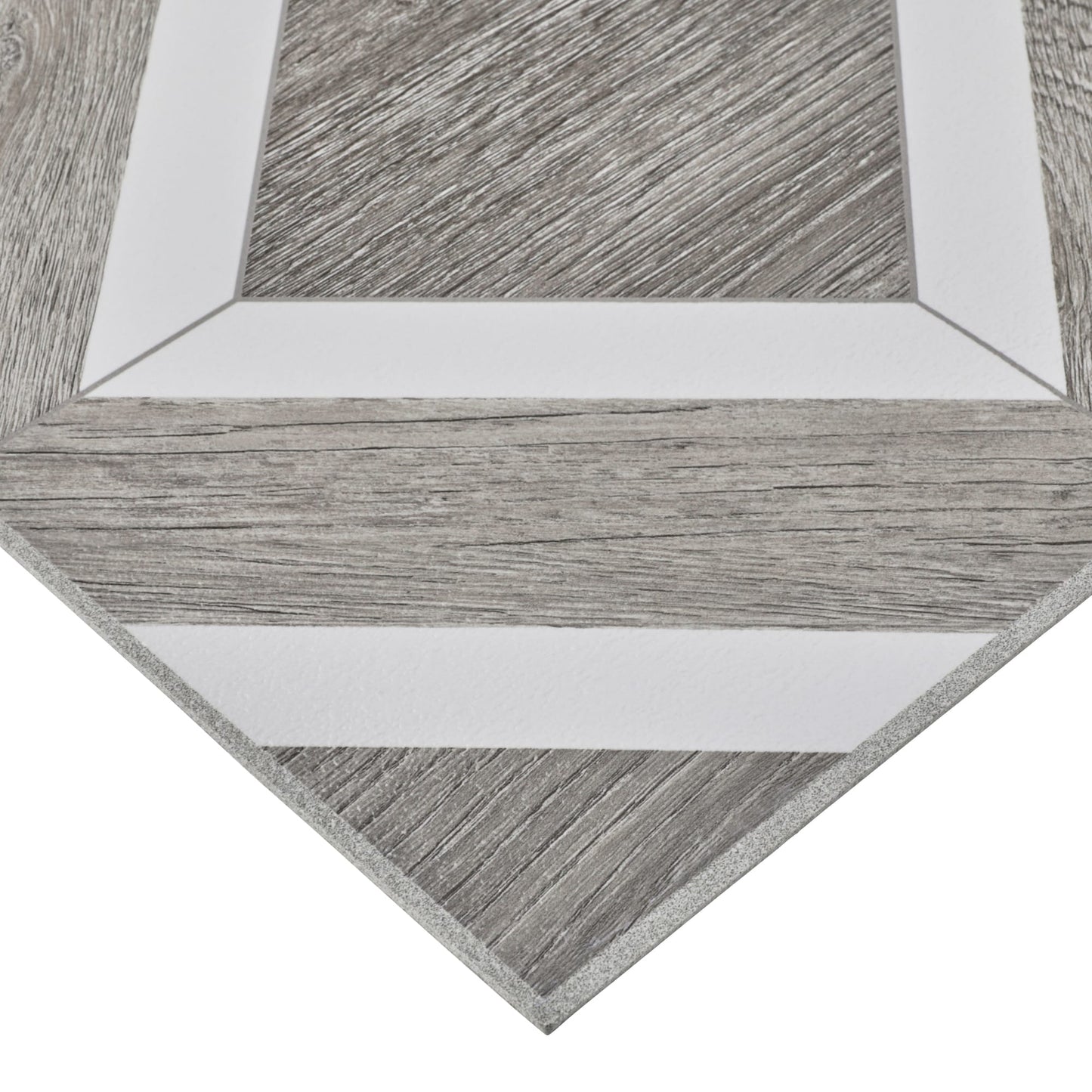 Armstrong Flooring Terraza Harbor Gray 12-in x 12-in Water-Resistant Peel-and-Stick Vinyl Tile Flooring (1-sq ft)