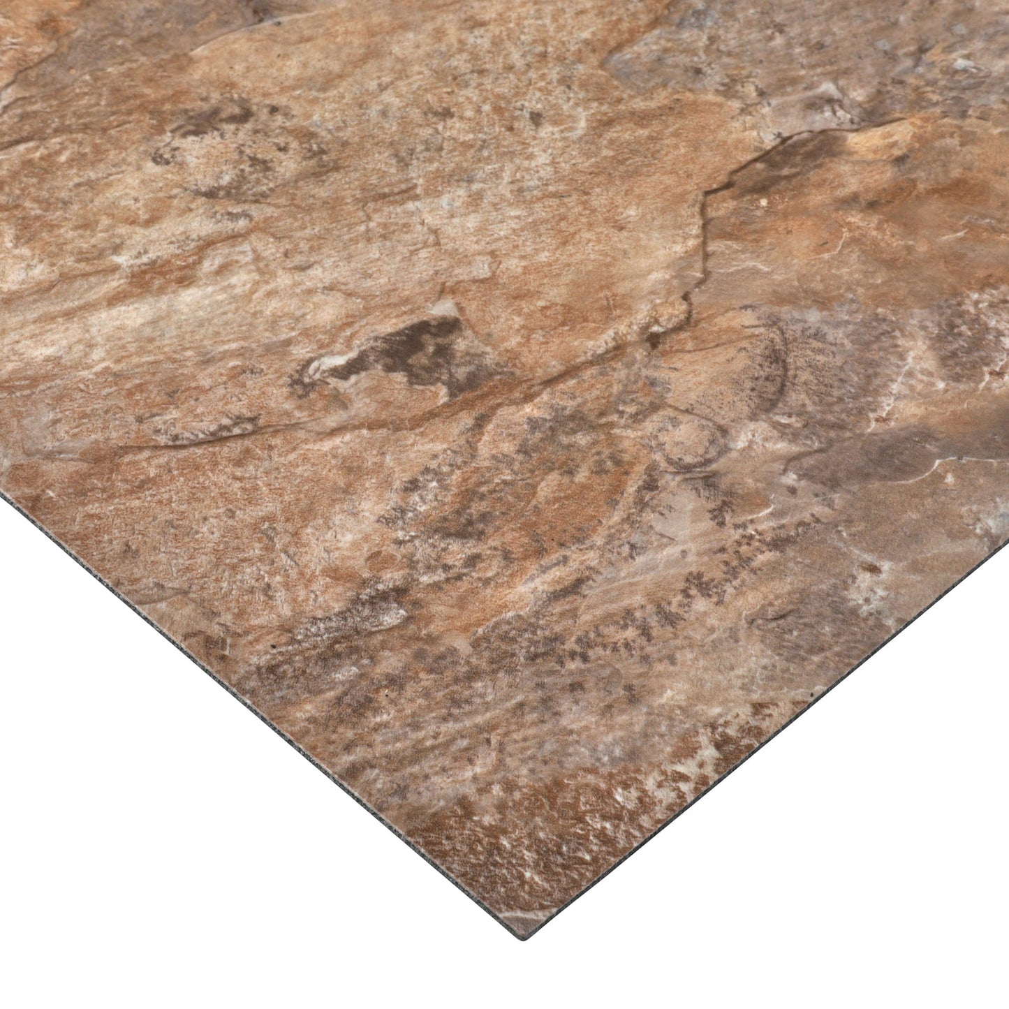 Armstrong Flooring Terraza Terracotta Clay 12-in x 12-in Water Resistant Peel and Stick Vinyl Tile Flooring (1-sq ft)
