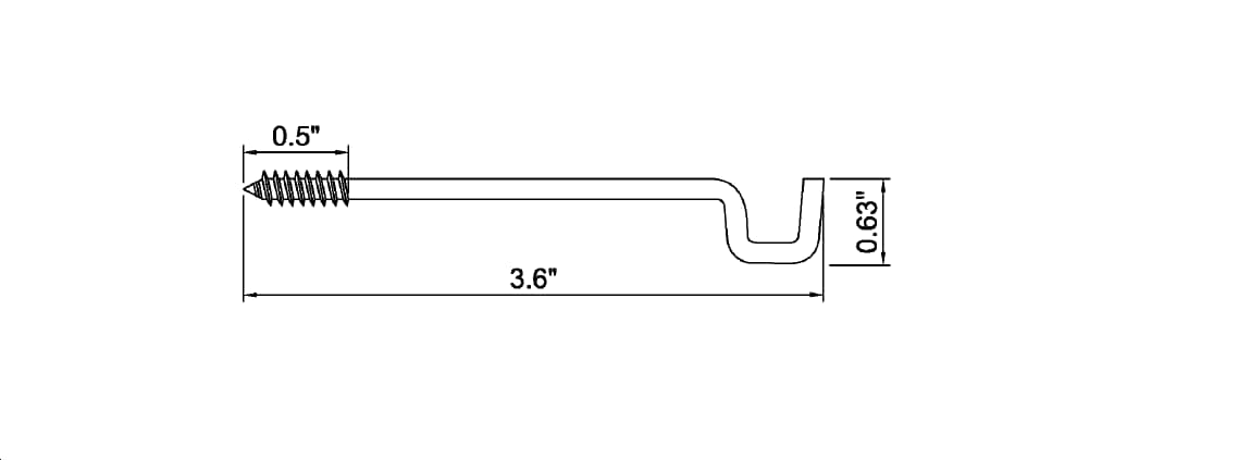 Project Source Zinc Single Curtain Rod Bracket, 3.54-in Length