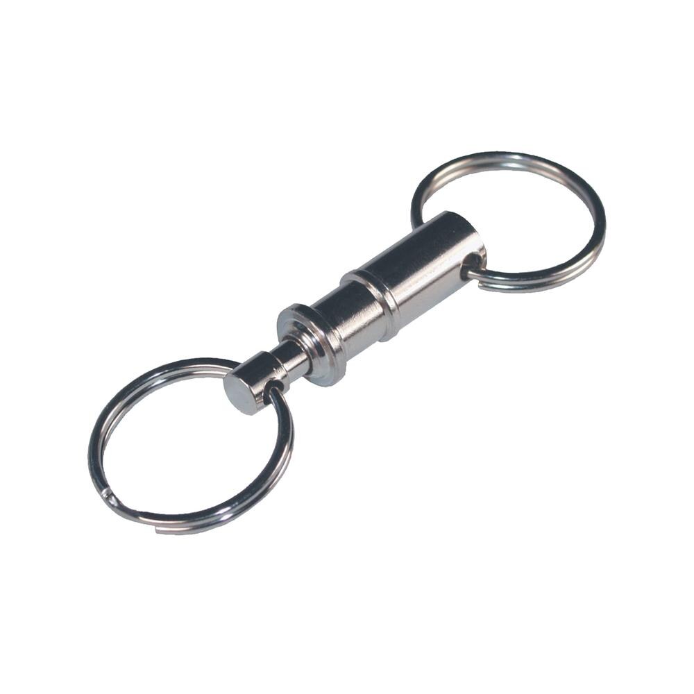 Hillman Metal Silver Valet Key Chain