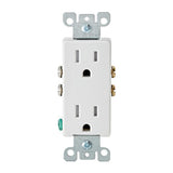 Decora 15 Amp Tamper-Resistant Duplex Outlet, Light Almond - Super Arbor