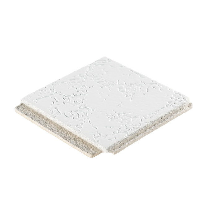 Armstrong Ceilings Grenoble White Mineral Fiber Drop Ceiling Tile Sample