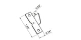 Project Source 2-Pack Zinc Steel Single Curtain Rod Brackets, 1.63 in Length