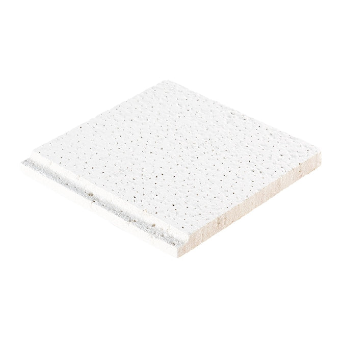 Armstrong Ceilings Brighton White Mineral Fiber Drop Ceiling Tile Sample