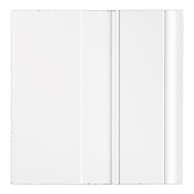 Armstrong Ceilings Single Raised Panel White Mineral Fiber Drop Ceiling Tile Sample