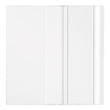 Armstrong Ceilings Single Raised Panel White Mineral Fiber Drop Ceiling Tile Sample