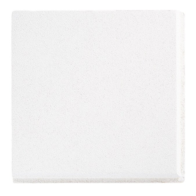 Armstrong Ceilings Brightex White Mineral Fiber Drop Ceiling Tile Sample
