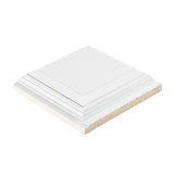 Armstrong Ceilings Raised Panel White Mineral Fiber Drop Ceiling Tile Sample