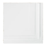 Armstrong Ceilings Raised Panel White Mineral Fiber Drop Ceiling Tile Sample