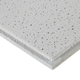 Armstrong Ceilings Fine Fissured Contractor Drop Ceiling Tiles, 24-in x 24-in, Tegular 15/16-in Edge, White, 16-Pack