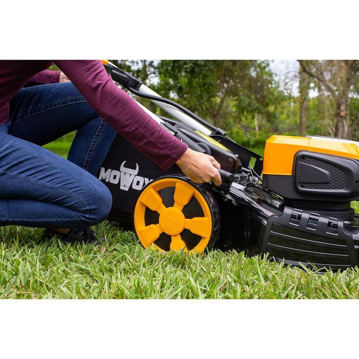 MOWOX 20 in. 82-Volt Cordless Self Propelled Variable Speed RWD Walk Behind Mower with 82-Volt 5.0 Ah Battery and Charger