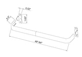 Project Source 48-in to 84-in White Steel Single Curtain Rod