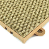 Greatmats ClickBase Tan Hobnail Textured Loop 12.125 in. x 12.125 in. x 9/16 in. Raised Snap Together Carpet Tiles (20 Tiles/Case)