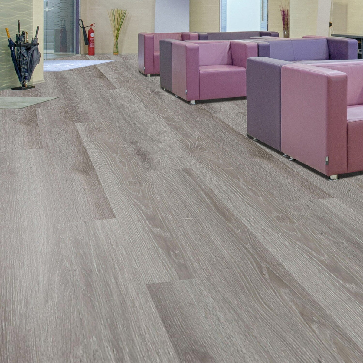 Lucida USA Gluecore Seal Gray 22-mil x 7-3/32-in W x 48-in L Waterproof Glue Down Luxury Vinyl Plank Flooring (40-sq ft/ Carton)