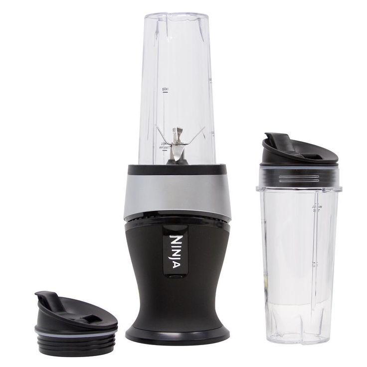 Fit 16 oz. Black Single Speed Single Serve Personal Blender