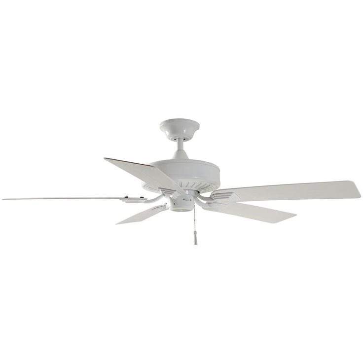 Barrow Island 52 in. Indoor/Outdoor White Ceiling Fan