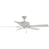 Barrow Island 52 in. Indoor/Outdoor White Ceiling Fan