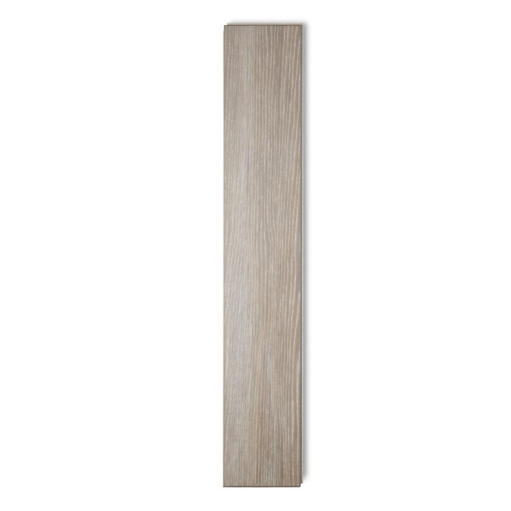 Lucida USA (Sample) Decocore Peak Shine Gray Wood Look 22-mil Interlocking Luxury Vinyl Plank