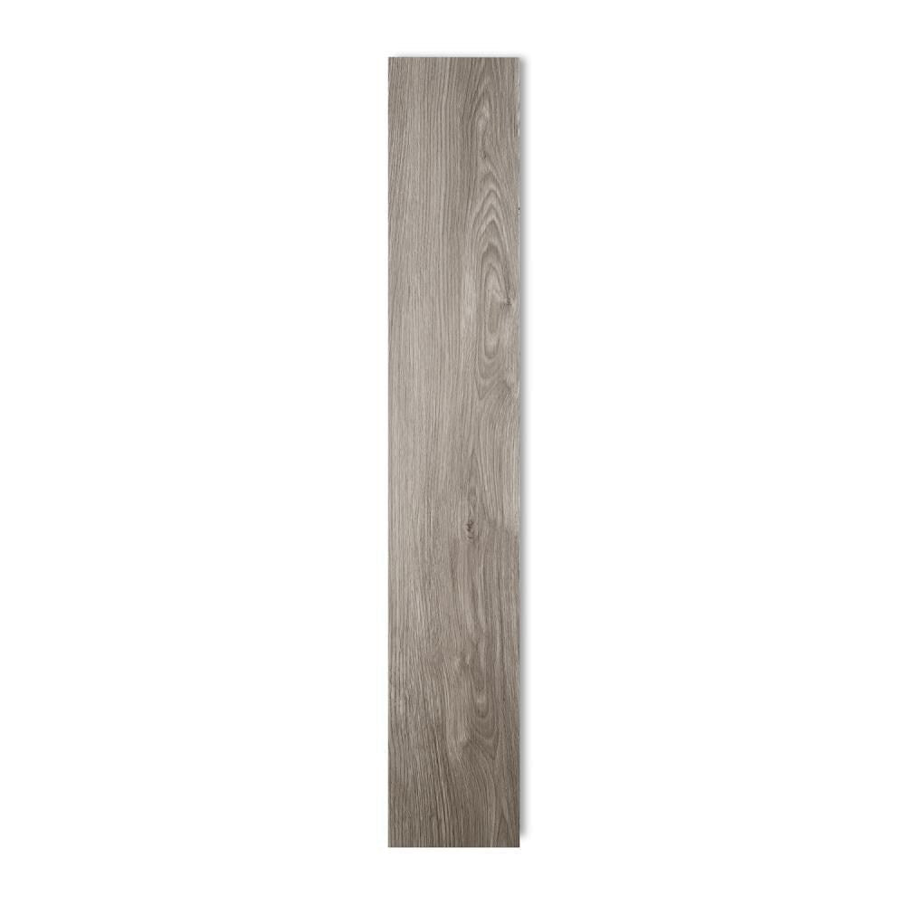Lucida USA (Sample) Decocore Smoked Gray Wood Look 12-mil Peel and Stick Luxury Vinyl Plank