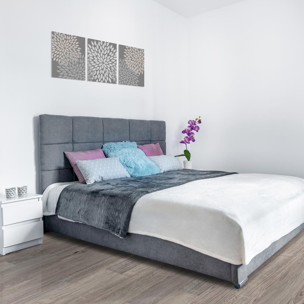 Lucida USA (Sample) Decocore Greyscale Gray Wood Look 12-mil Peel and Stick Luxury Vinyl Plank