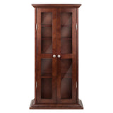 Winsome Wood Holden Walnut Transitional Wood Media Cabinet