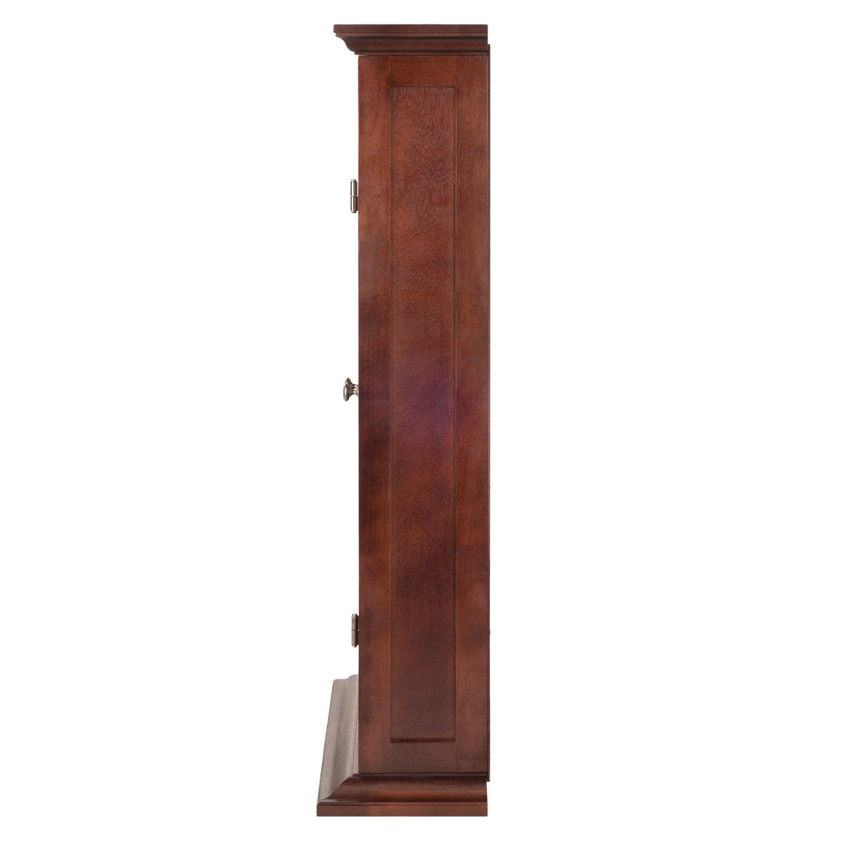 Winsome Wood Holden Walnut Transitional Wood Media Cabinet